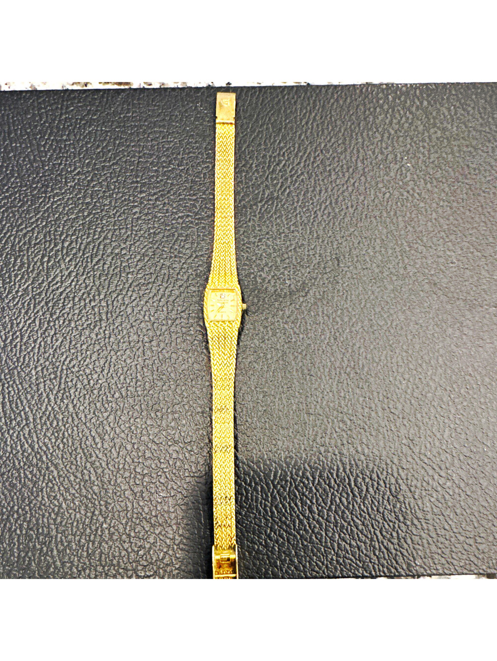 Gruen Precision Women’s Quartz Rectangular Gold Tone Bracelet Watch Analog Dial - Picture 3 of 5